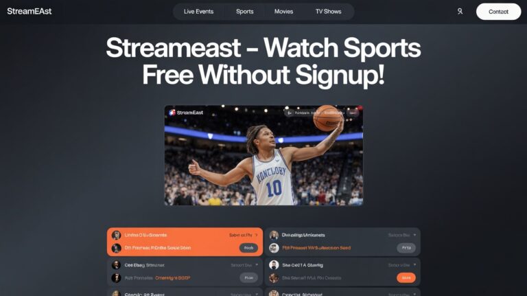 Streameast –  Watch Sports Free Without Signup!